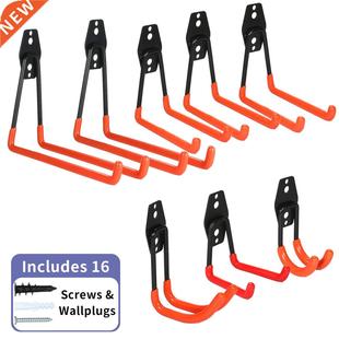 Garage Storage Orange Pack Heav Hooks Steel Double Utility