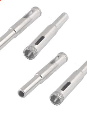 Diamond Drill Bit Tile Glass Hole Saw Cutter Tool (4 Pieces)