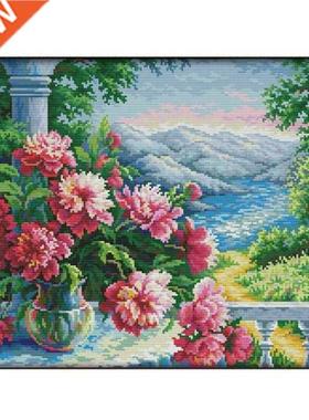 Needlework Pre-Printed 14CT Embroidery Starter Kits For Begi