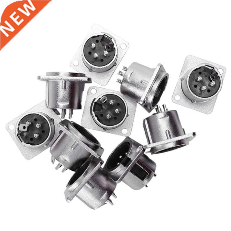 10 x XLR Male Chassis Panel Mount Socket  Pin o Studio Conn