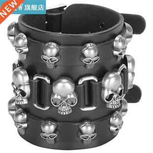 Leather Split Adjustable Pin Hanmade Braided Buckle Bracelet