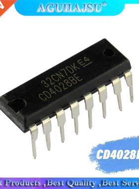10PCS CD4028BE DIP16 CD4028 DIP new Decimal deco