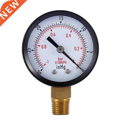 2 inch Dry Utility Vacuum Pressure Gauge Blk.1/4