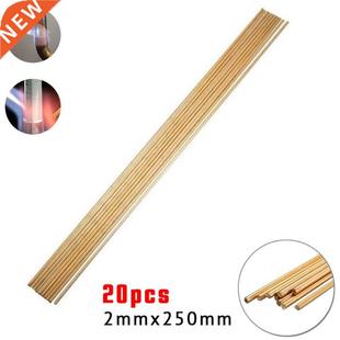 20pcs Brass Welding Rod Phosphorus Copper Wires Sticks 2mm *