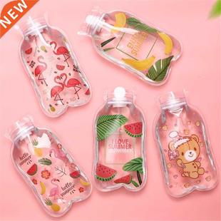 Water Bottle Warm Cute reasure Hot Belly Cartoon Transparent