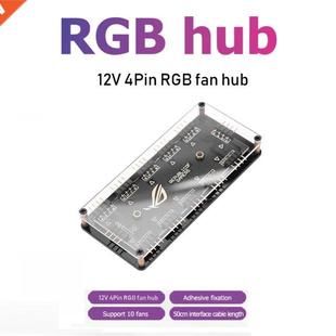12V4Pin VODOOL Multi Fan Splitter RGB LED HUB Way