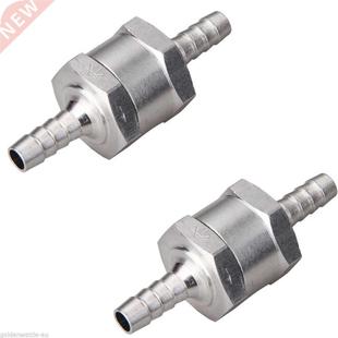 Return Valv Check Inch 6MM Non Air Way One Oil 2pcs Fuel