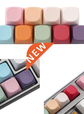 K1KF 10Pcs/Set Universal No Printed MA PBT Keycaps Candy Col