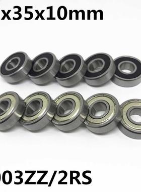 2Pcs High quality 6003ZZ 6003-2RS ball bearing 17x35x10 mm d