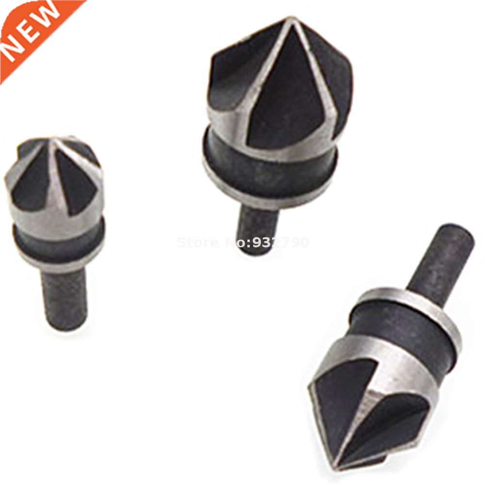 3pcs 12mm 16mm 19mm Countersink Bore Set 5 Flutes Chamfer Cu