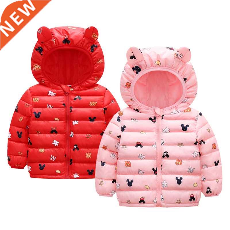 1 2 3 4 5 6 Years Winter Baby Girls Jacket Cute Cartoon Autu