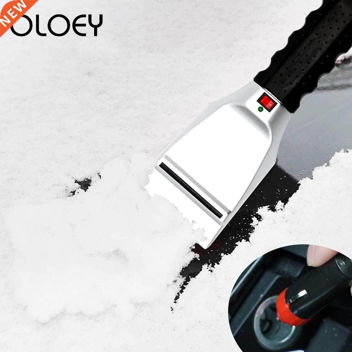 12V Electric Heated Car Ice Scraper Automobiles Cigarette Li