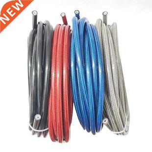 lot braided brake AN3 nylon Steel Motorcycle Stainless
