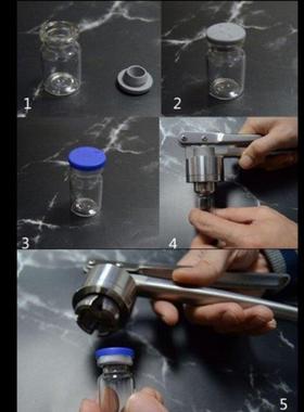 Crmper Hand Sealng Machne Manual Val Bottle Sealng Capp