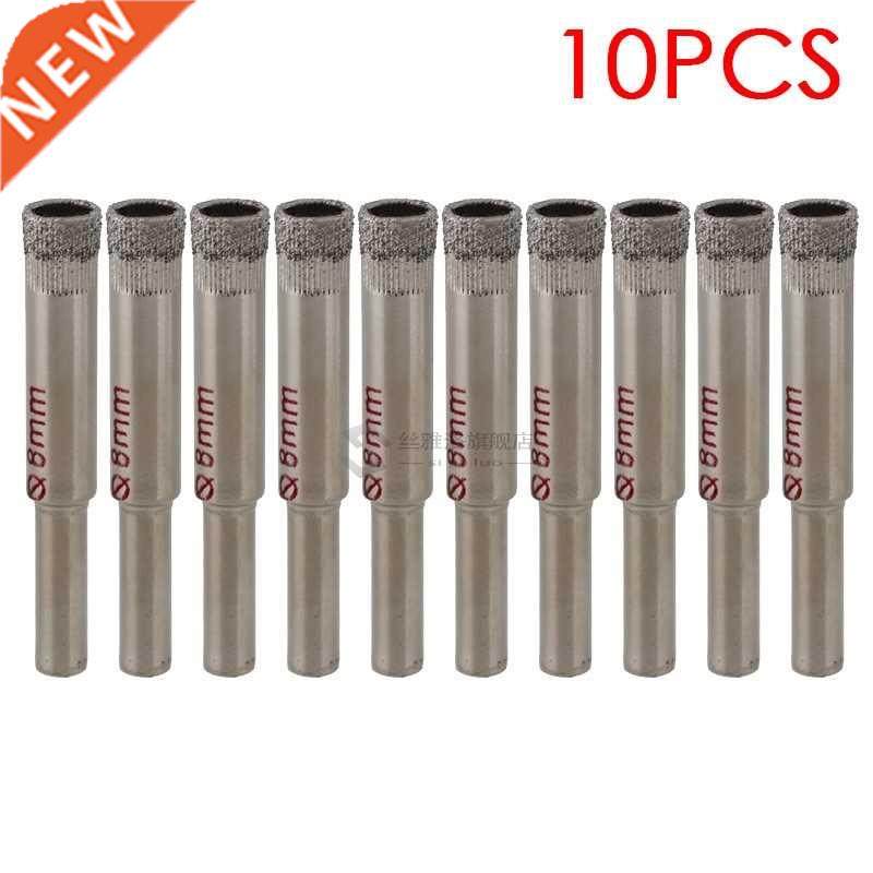 *10 PCS/Set 8MM Diamond Coated Drill Accessories Bits Hole S