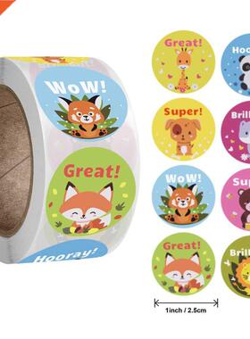 50-500 Pcs zoo Animals cartoon Stickers for kids classic toy