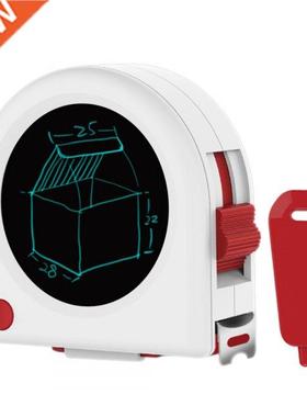 5m 16ft Tape Measure with LCD Screen Writing Tablet Drawing