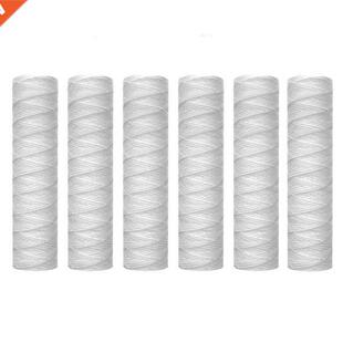 6Pcs 5 Micrometre String Wound Water Filter Universal Whole