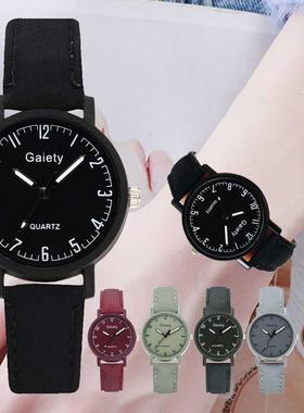 Gaety Brand Fashon Casual Watch for Women Top Qualty Leat