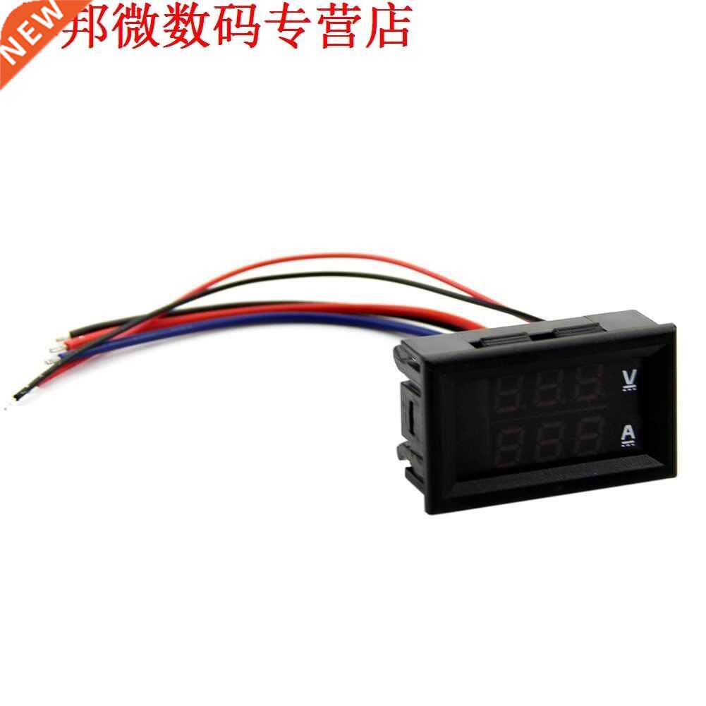 dc 100 v 10a voltmeter amperemeter rode led panel amp dual v