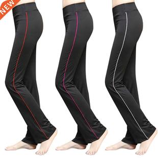 Wide Leg Yoga Pants Women Fitness Straight Slim Absorbent Sw