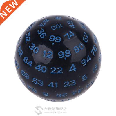 100 Sides Polyhedral Dice D100 Multi Sided Acrylic Dices for