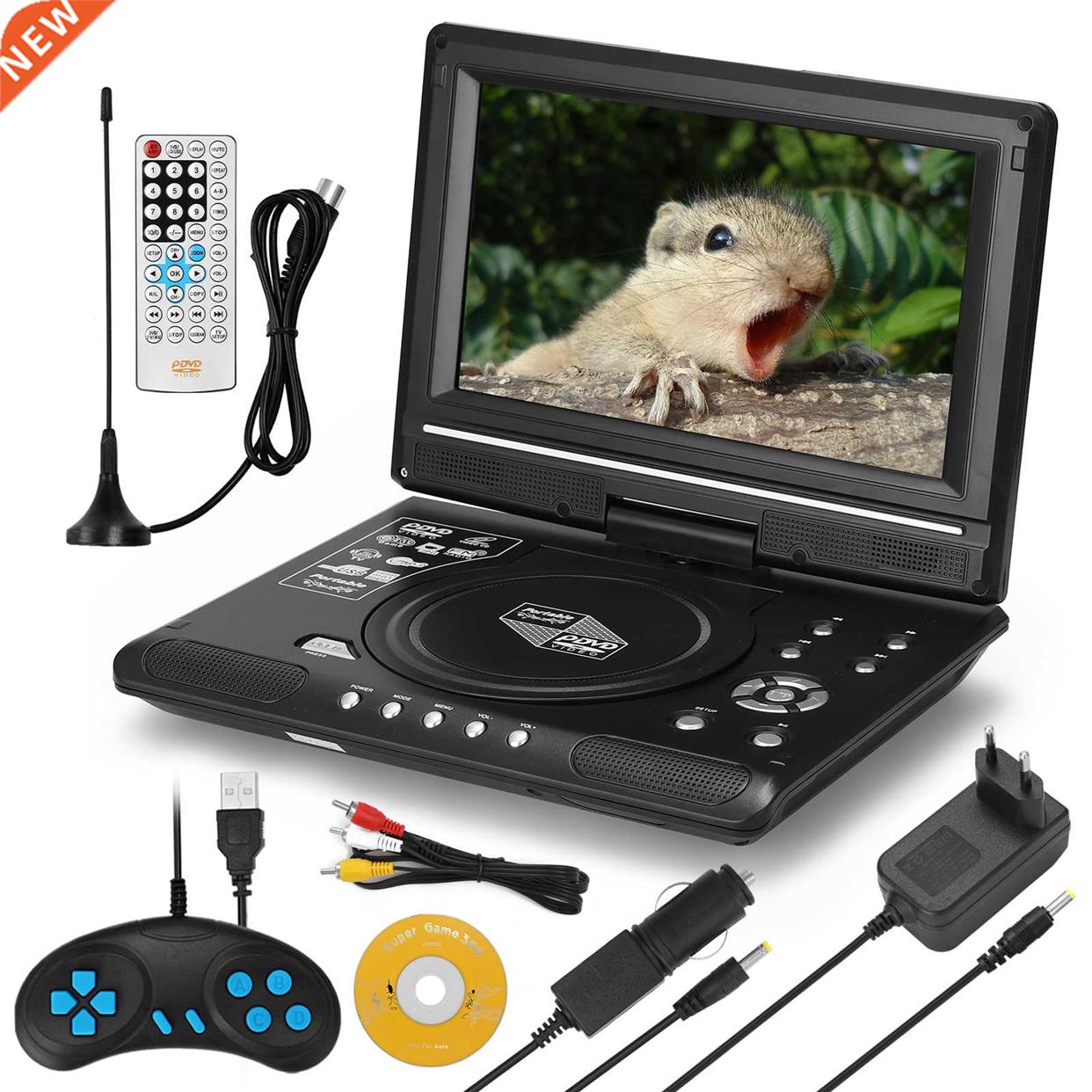9.8inch High Denifition TV DVD Player Portable VCD MP3 MPEG