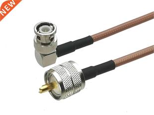 Male Plug angle UHF Conne Right PL259 BNC RG142