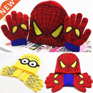 Girls Boys Man Autumn Warm Cartoon Winter Set Fashion Hats