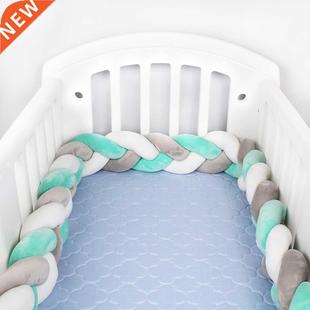 1Pcs 2M/3M/4M Baby Handmade Nodic Knot Newborn Bed Bumper Lo