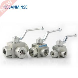 Ball Valve Male High Thre Way Pressure Hydraulic KHB
