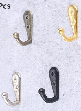 10Pcs Zinc Alloy Door Wall Hooks Hanger with Screws Wall Han