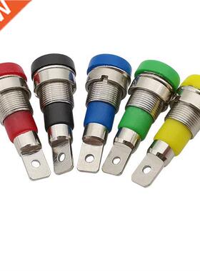 5Pcs 4mm Banana Female Jack Panel Mount Binding Post Connect