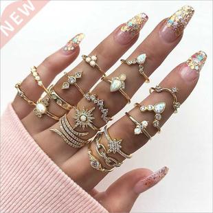 ring set women rings for girls charms rings set for women bo