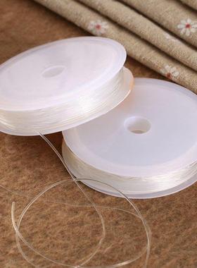2 Roll 1mm Whte Wre Cord Elastc Stretch Thread Jewelry Be