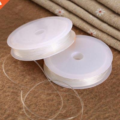 2 Roll 1mm Whte Wre Cord Elastc Stretch Thread Jewelry Be