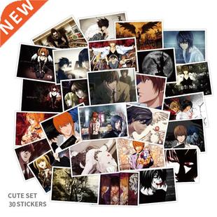 30pcs Death Note Anime Stickers Yagami Light MisaMisa Stick