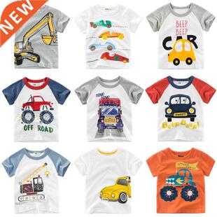 Boys & Girls Cartoon T-shirts Children Summer Short Slee
