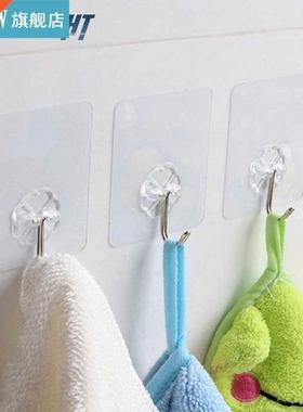 Wll-Mounted Semless Hook Trnsprent Strong Self dhesive