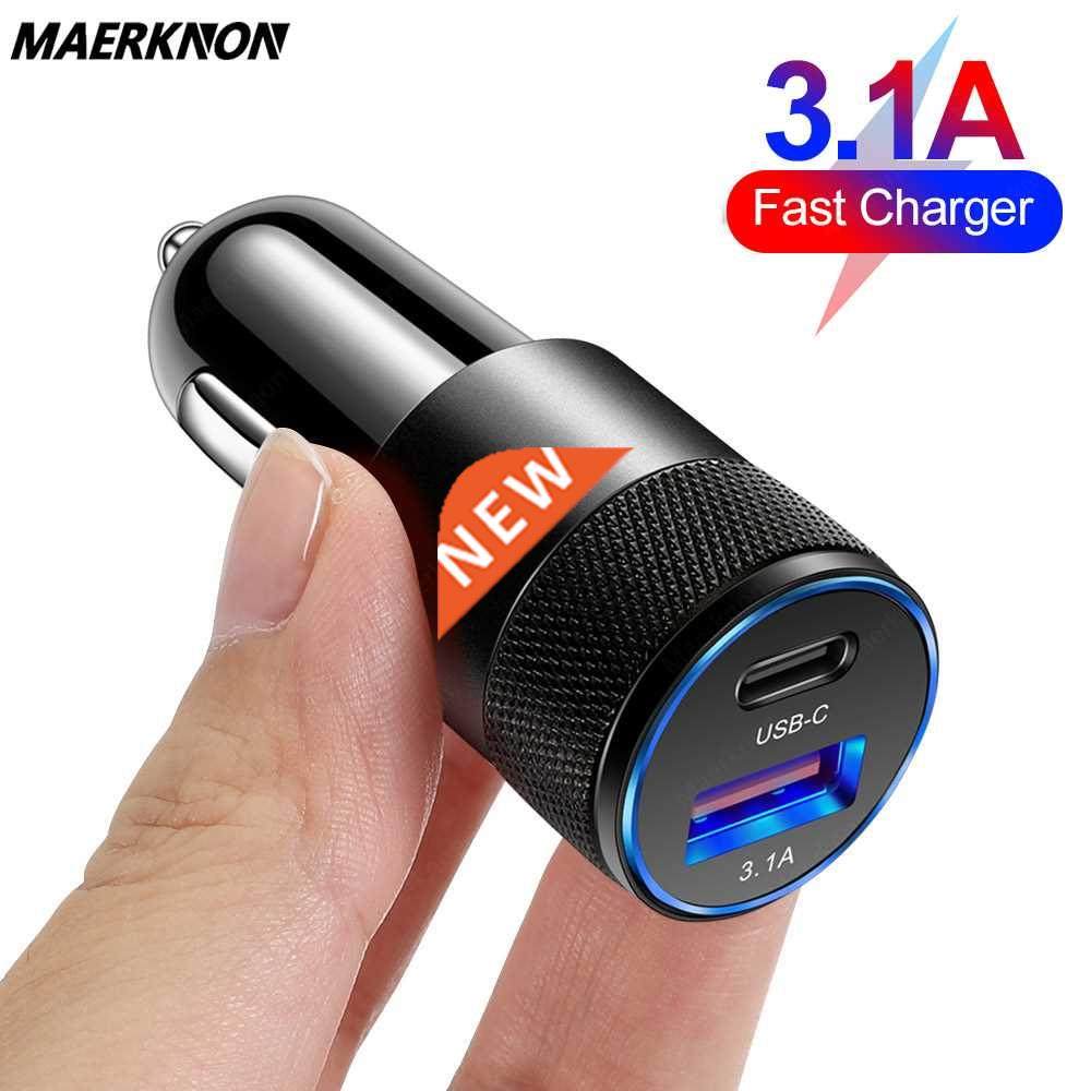 PD USB C Car Charger Quick Charge 4.0 3.0 Fast Charging For