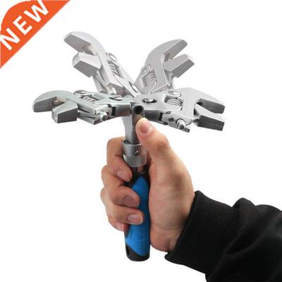Adjustable Wrench Flex Ratcheting Wrench 5 in 1 10-Inch Wren