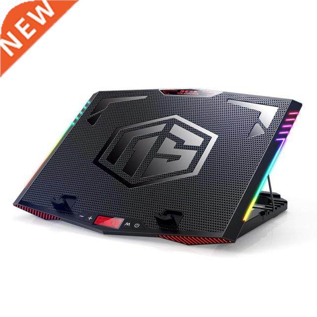 K7 Gaming Laptop Cooler Six Fan Cooling Pad Two USB Port RGB