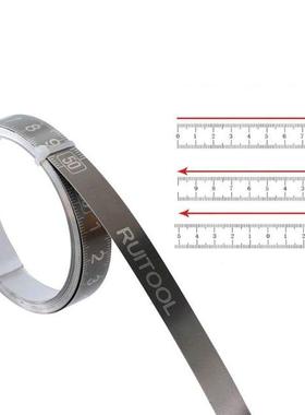 Black 1/2/3M Self-adhesive Tape Measure with Backing Table S