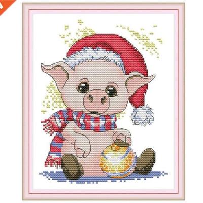 Cute Pg  Handmade Needlework Counted 14CT Prnted Cross