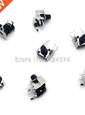 100pcs/lot micro/touch switch 6*6*8MM Horizontal bracketed 2