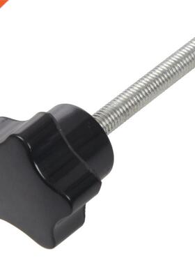 6 pcs M6 x 50 mm locking star-shaped plastic head male threa