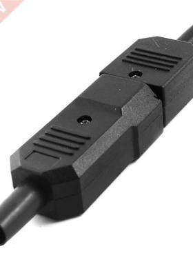 Jack connector IEC C14 C1 male + female pluggable cable AC