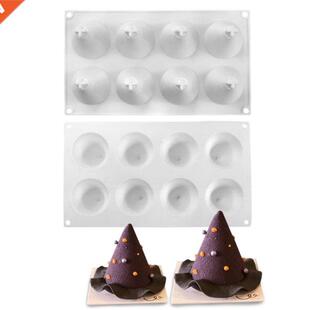 G6DA 8 Cavity Christmas Tree Silicone Molds Chocolate Candy