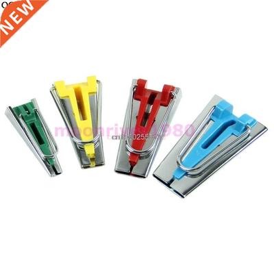 4 Size Fabric Bias Tape Maker Tool 6mm 12mm 18mm 25mm Sewing