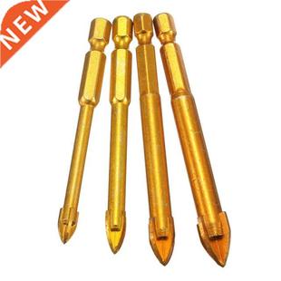 Carbide Tile Head Titanium Spear Tungsten Cross 1PC Glass